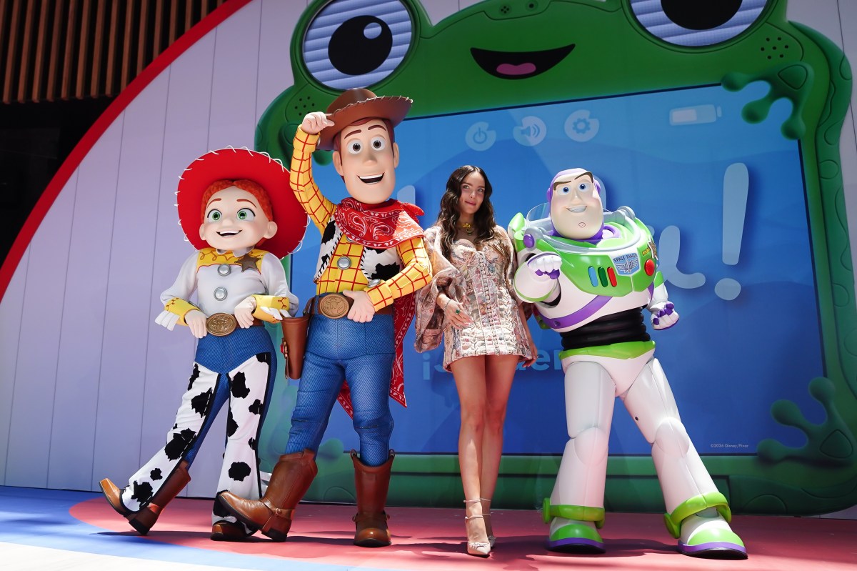 Jesse, Woody, Belinda, and Buzz Lightyear
