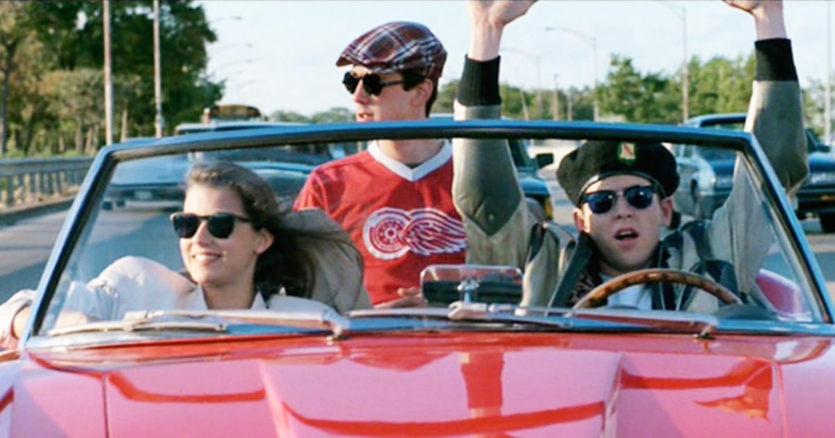 Matthew Broderick e Alan Ruck em ‘Dia de folga de Ferris Bueller’