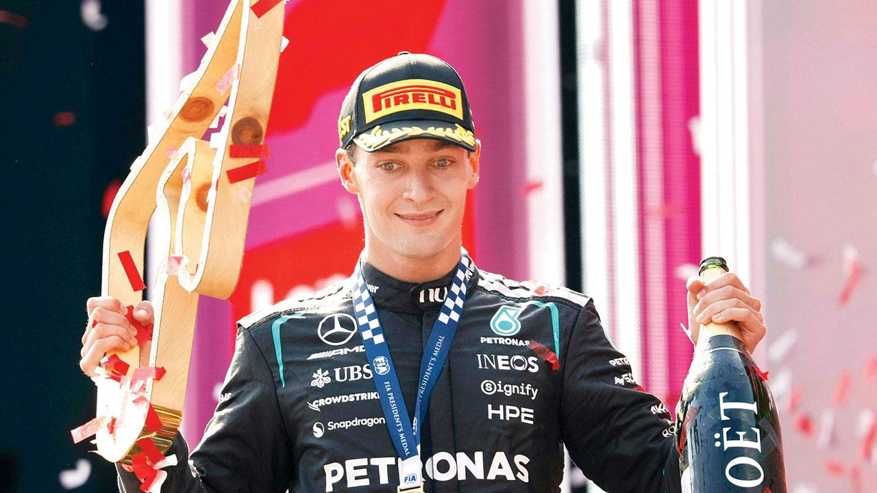 GP da Áustria | 'É lindo estar de volta ao degrau mais alto do pódio': estrela Merc Russell