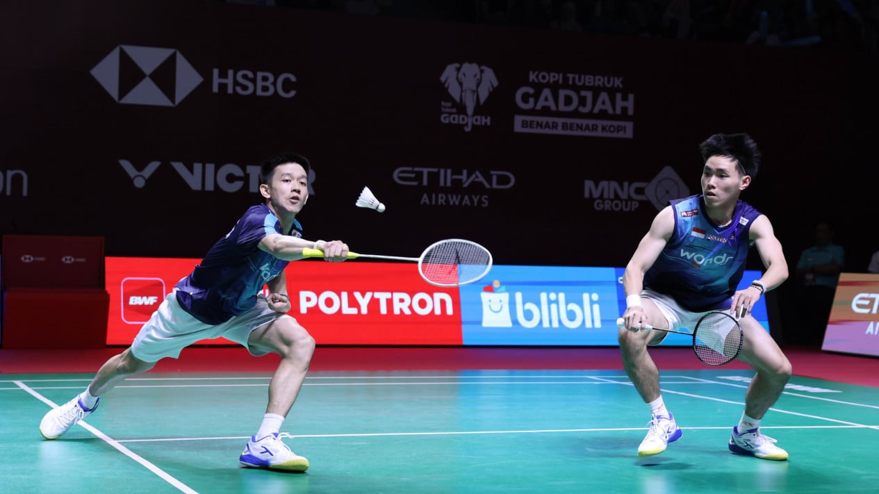 Ganda Putra Raymond/Joaquin dan Sabar/Reza Melaju no 16 Besar Indonesia Open 2026