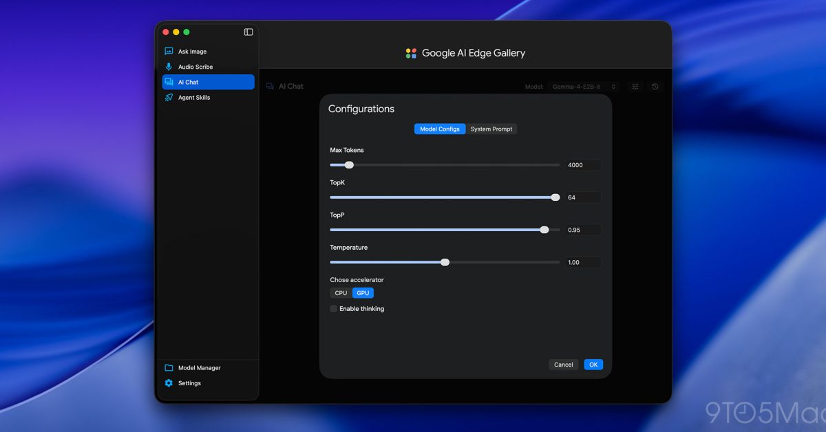 Google AI Edge Gallery é lançado no macOS, permitindo que usuários de Mac executem modelos Gemini localmente