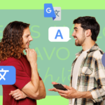 Aplicativo Google Tradutor mostrando opção de modo de escuta