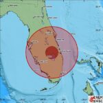 Os moradores da Flórida compartilharam sua surpresa online, com um usuário X postando: ‘Acabei de sentir um terremoto na Flórida?