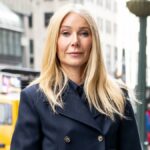 Gwyneth Paltrow chega ao tapete vermelho da 98ª edição do Oscar em 15 de março de 2026. (Christina House/Getty Images)