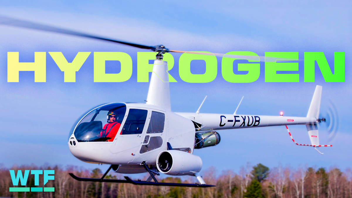 helicóptero movido a hidrogênio, aviação sustentável