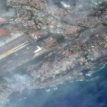 Imagens de satélite mostram La Guaira, na Venezuela, antes e depois de dois terremotos