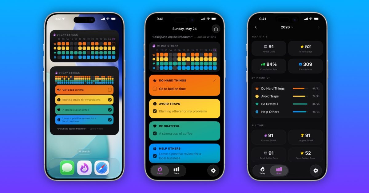 Indie App Spotlight: 'Grit Method' constrói caráter com 4 objetivos diários