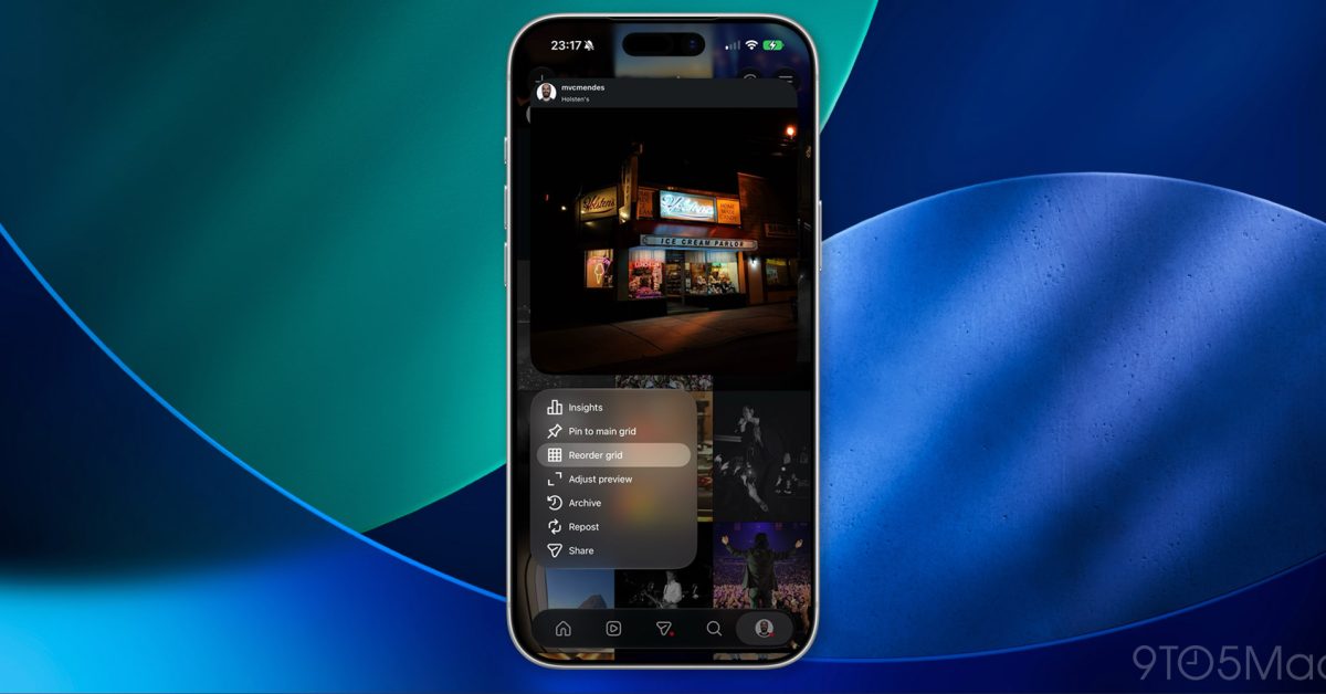 Instagram agora permite reorganizar sua grade de fotos