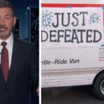 Jimmy Kimmel aluga um U-Haul para Spencer Pratt para ajudá-lo a cumprir a promessa de derrota eleitoral de deixar Los Angeles | Vídeo