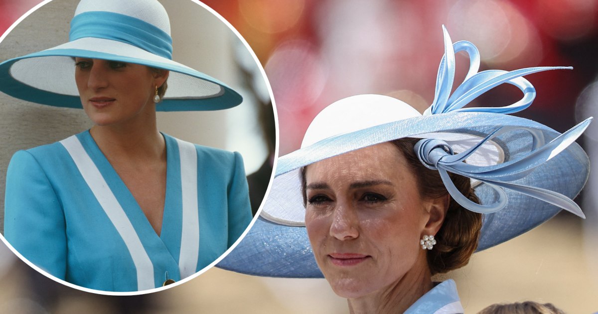 Kate Middeton canaliza roupa de princesa Diana