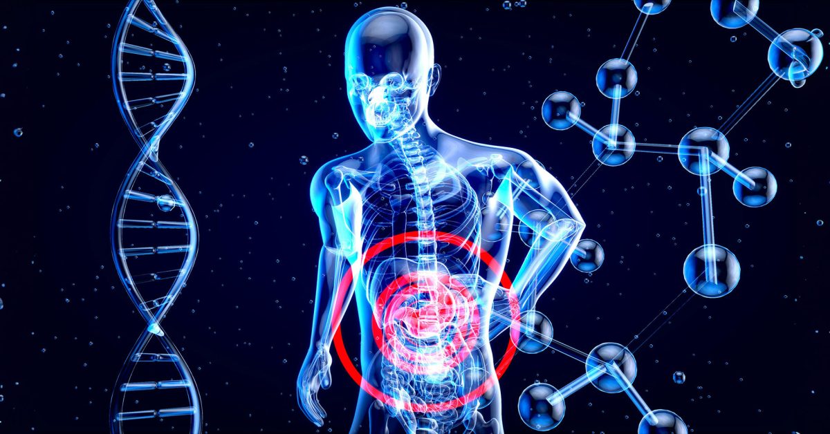 Lei proposta para proibir empresas de IA de vender seus dados de saúde | De um raio X tridimensional com cadeia de DNA e estrutura molecular