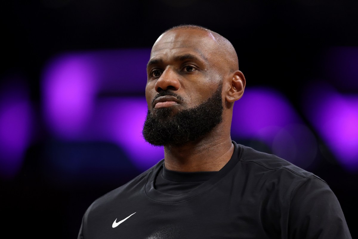 Los Angeles Lakers superstar LeBron James in NBA Playoffs against Oklahoma City Thunder