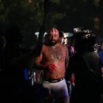 Josh Hokit after defeating Derrick Lewis in a heavyweight bout during UFC Freedom 250 on the South Lawn of the White House on June 14, 2026 in Washington, DC.
