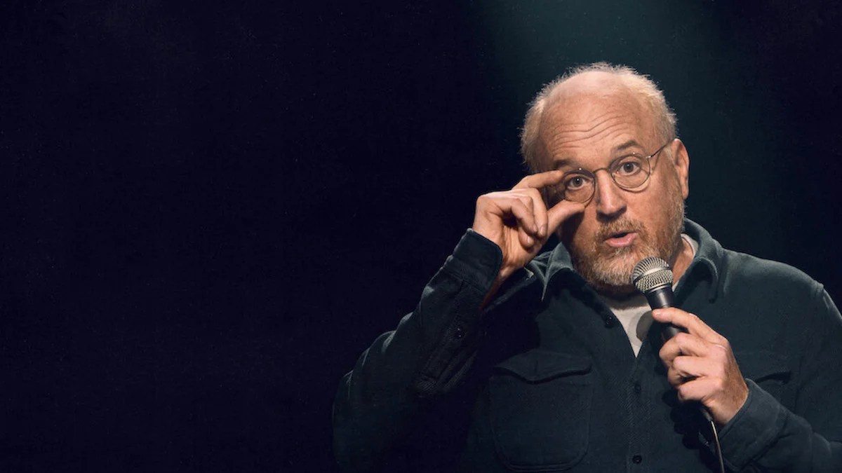 Louis CK se apresenta durante o Festival de Comédia de Nova York de 2025 no Beacon Theatre em 14 de novembro de 2025 na cidade de Nova York. (Michael Loccisano/Getty Images)