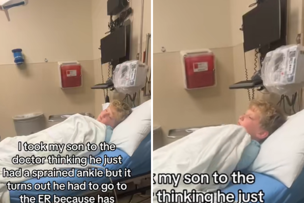 Rockefeller's son in the hospital.
