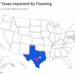 Maps showing areas in Texas affected by flooding and flash flooding warnings until Monday June 15, 2026 | NWS