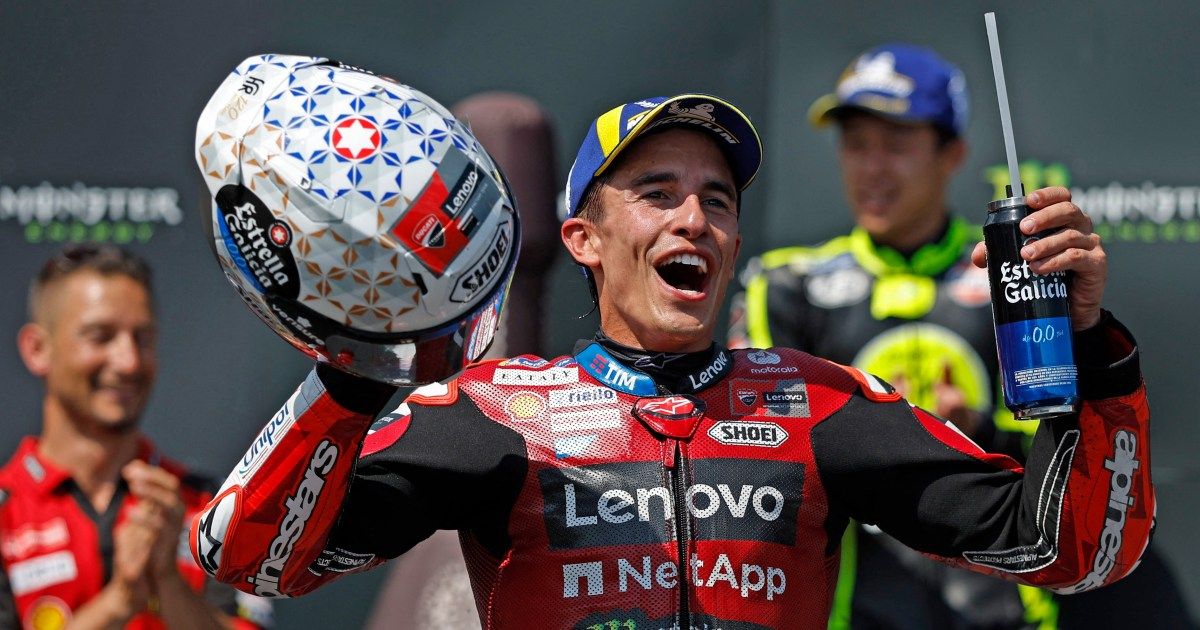 Marc Márquez em ação.