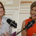 Mariska Hargitay diz que a estreia na Broadway foi 'terrivelmente aterrorizante'. Ela pendurou essas quatro fotos em seu camarim para se inspirar