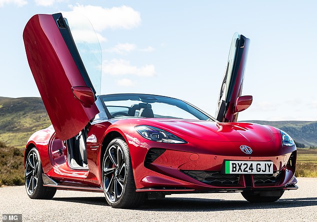 O MG Cyberster é um roadster EV impressionante. Compre um e economize até £ 20.000