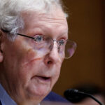 Sonhar. Mitch McConnell, R-Kentucky, falando em 19 de maio de 2026, em Washington, foi hospitalizado.