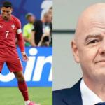 'Muitos, muitos parabéns...': Infantino pelas conquistas de Cristiano Ronaldo
