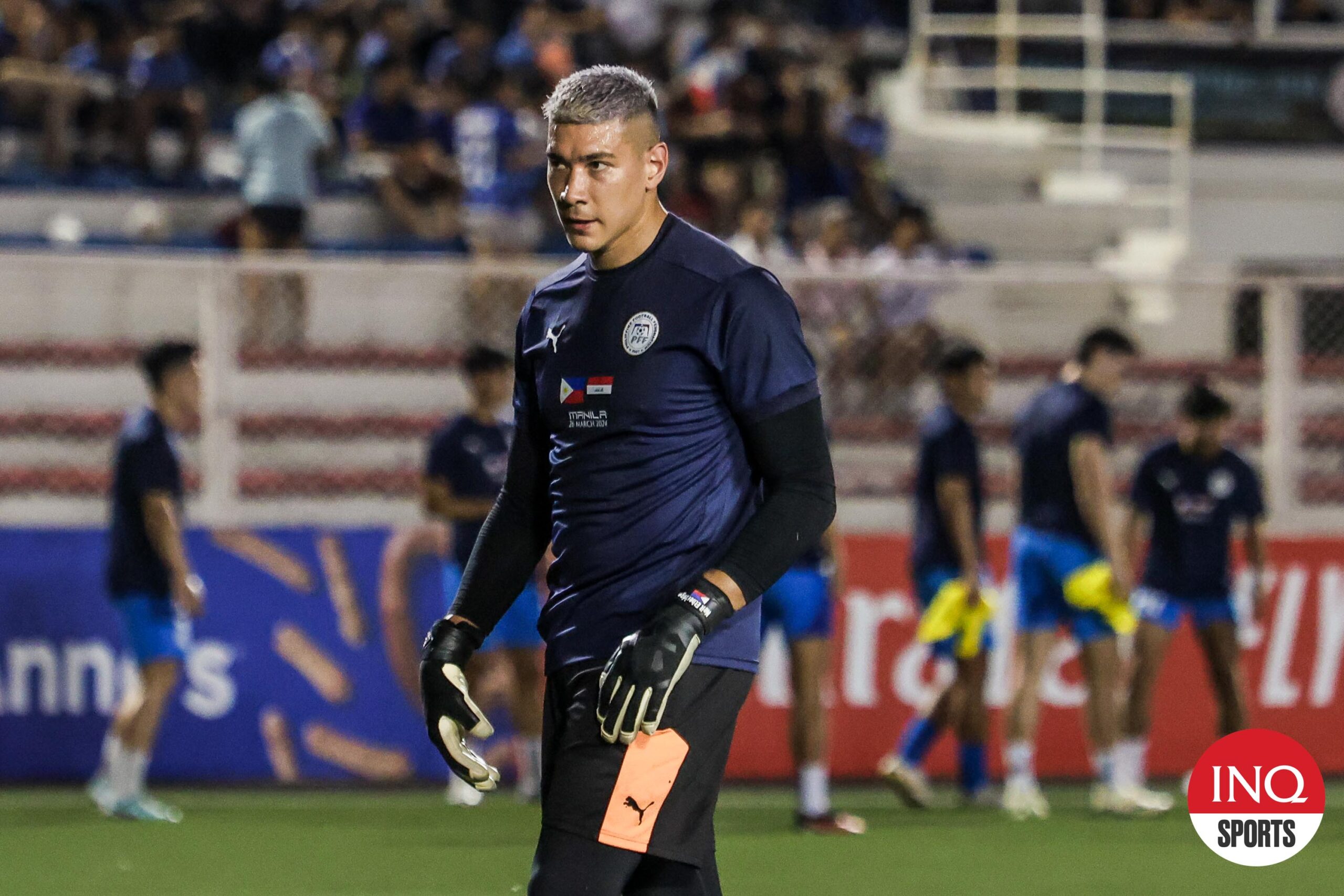O goleiro filipino Neil Etheridge azkals
