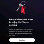 Netflix aumenta proteções de compartilhamento de conta por meio de novo requisito de e-mail | Captura de tela mostrada
