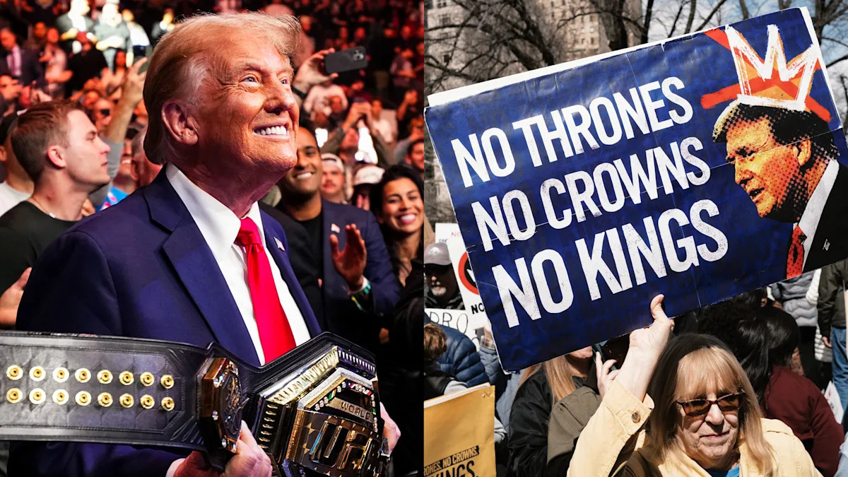 No 80º aniversário de Trump, uma luta do UFC na Casa Branca competirá com 'No Kings' e um show de Jane Fonda pela atenção da América