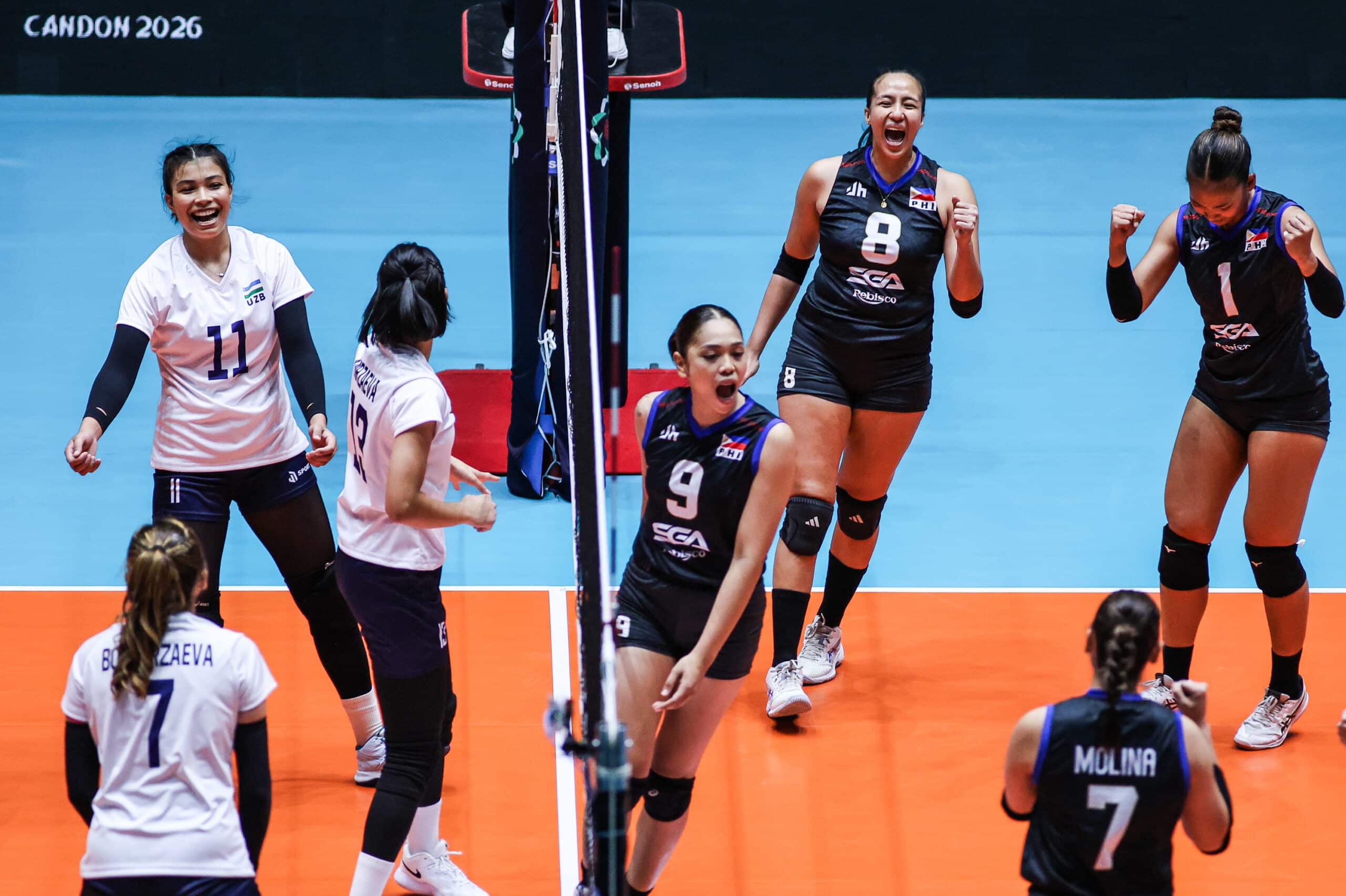 Jovelyn Gonzaga Alas Pilipinas x Uzbequistão AVC Women's Cup
