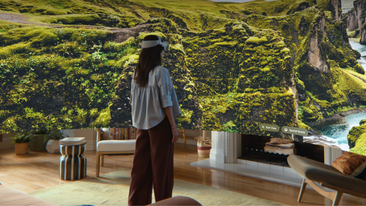 O Apple Vision Pro em breve poderá transformar suas fotos em ambientes envolventes