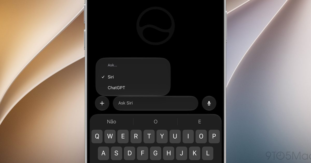 O aplicativo Siri AI no iOS 27 permite que os usuários alternem facilmente entre Siri e ChatGPT
