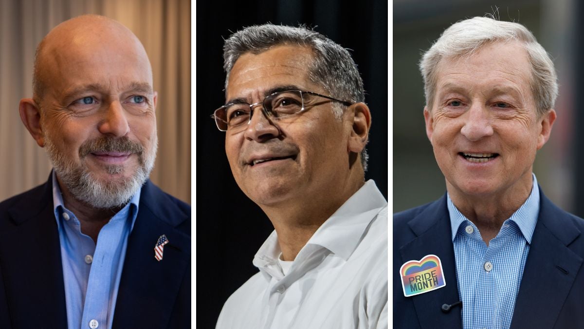 O democrata Xavier Becerra e Steve Hilton, apoiado por Trump, estão entre os dois primeiros resultados da corrida para governador da Califórnia