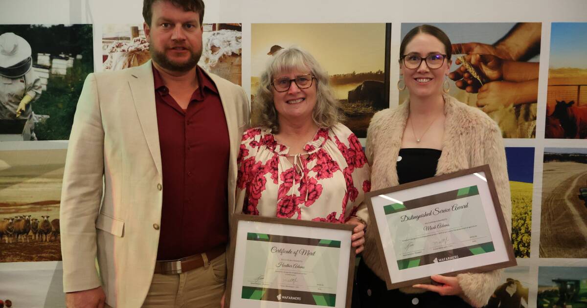 O falecido Mark Adams foi homenageado entre quatro com o reconhecimento do prêmio WAFarmers