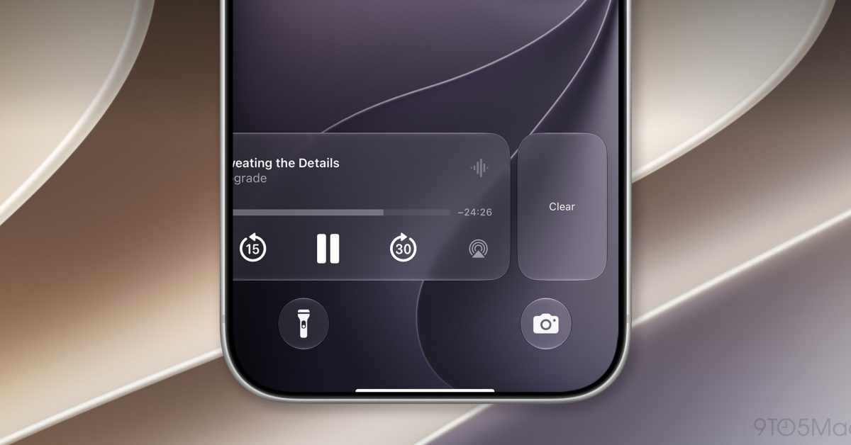 O iOS 27 permitirá que você deslize o widget Reproduzindo Agora da tela de bloqueio