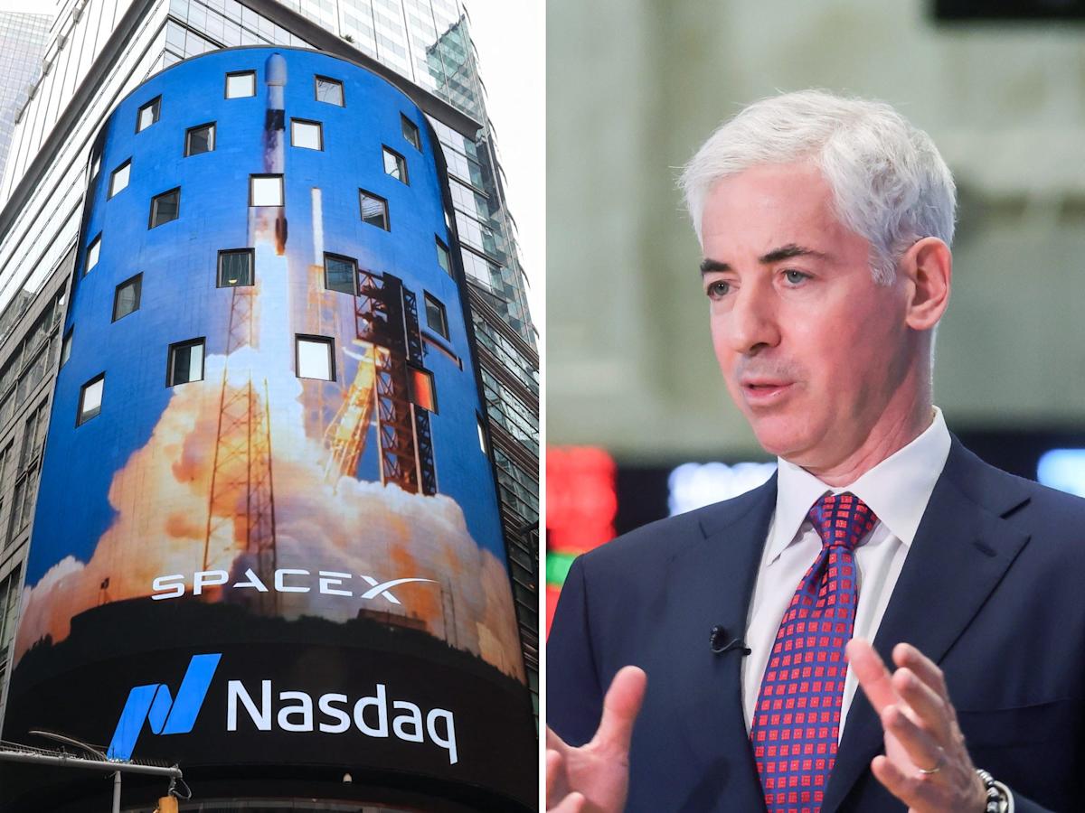 O investidor bilionário Bill Ackman diz que a avaliação impressionante da SpaceX a está ajudando em mega-aquisições