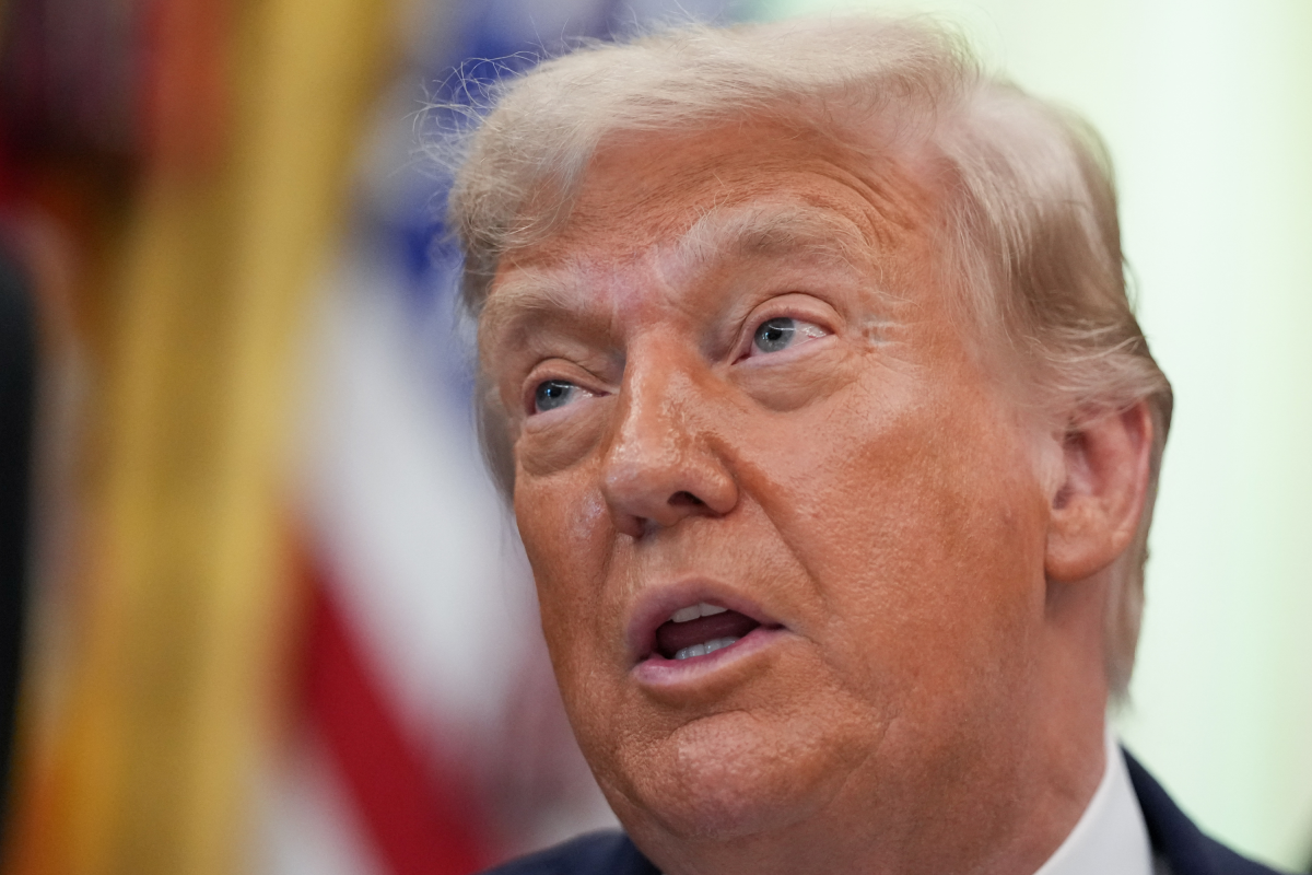 Donald Trump speaks before signing a proclamation in the Oval Office of the White House in Washington, DC, on June 11, 2026.