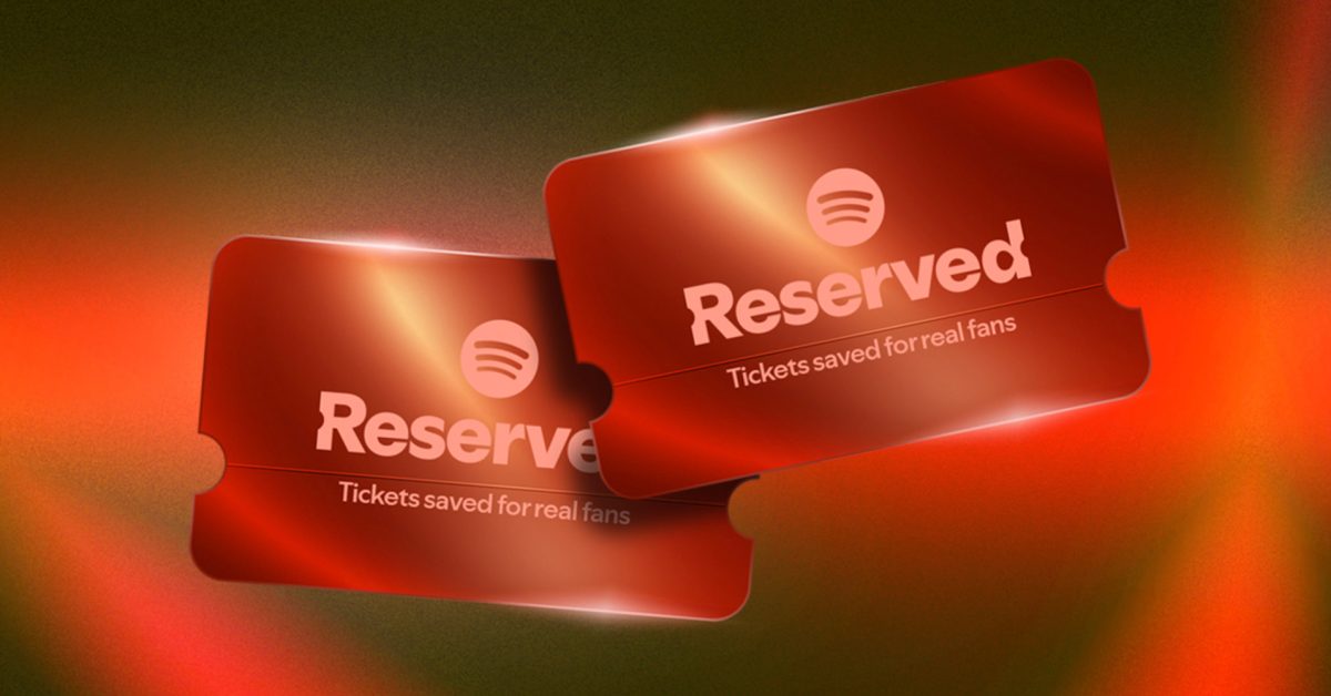 O novo sistema de reserva de ingressos do Spotify para superfãs de artistas vai ao ar nos EUA