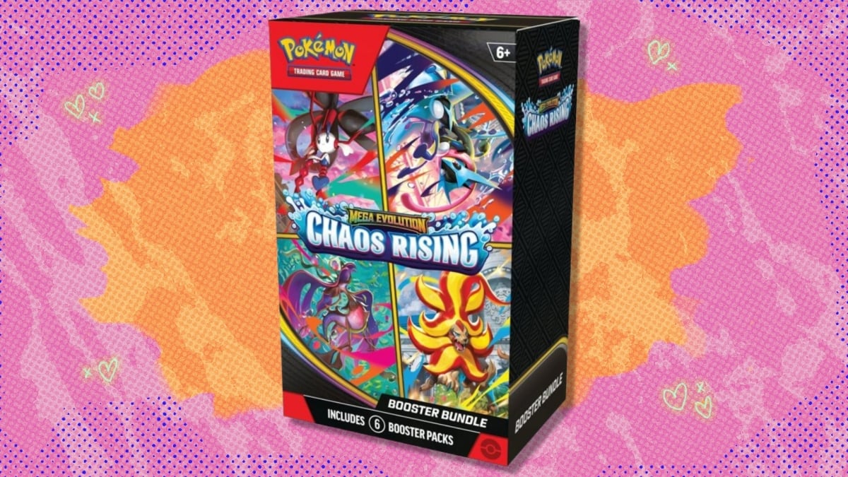 O pacote Pokémon TCG Chaos Rising Booster agora custa menos de US $ 60 na Amazon