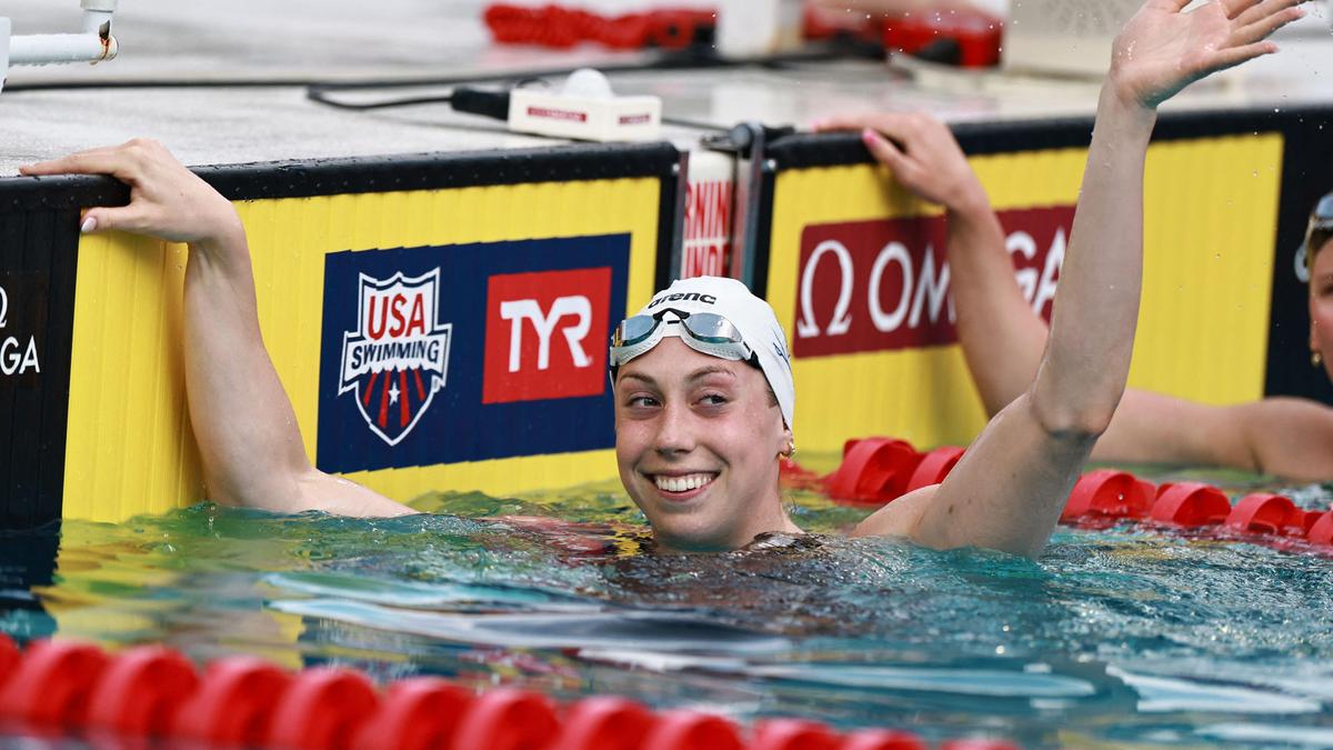 O recorde mundial de natação dura apenas nove dias, com Gretchen Walsh quebrando a marca dos 50m livres em Roma