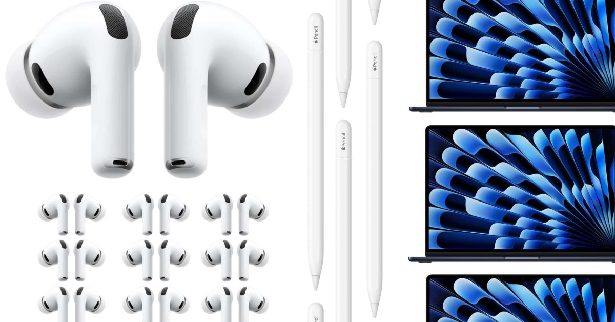 Ofertas: AirPods Pro 3 $ 199 ou $ 100 de desconto 'como novo', Apple Pencil Pro $ 49, 32GB M5 MacBook Air $ 200 de desconto, mais
