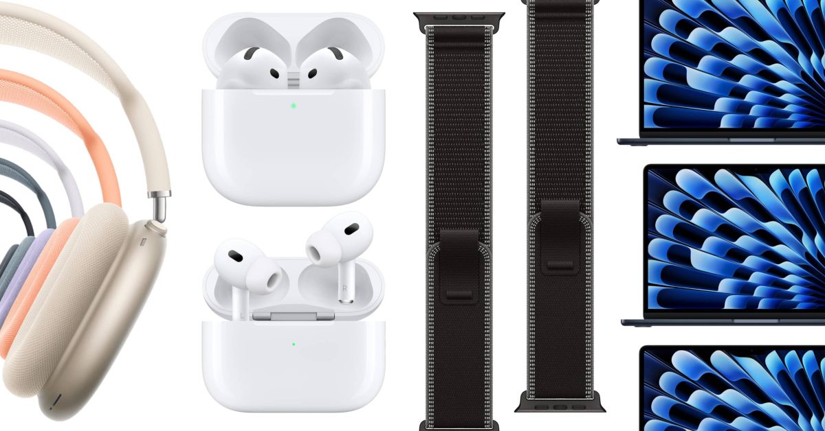Ofertas: AirPods Pro 3, AirPods Max 2, Apple Watch a partir de US$ 219, Trail Loop preto, MacBook Air, mais