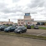 O avião havia decolado poucos minutos antes do campo de aviação Nancy-Essey (foto)