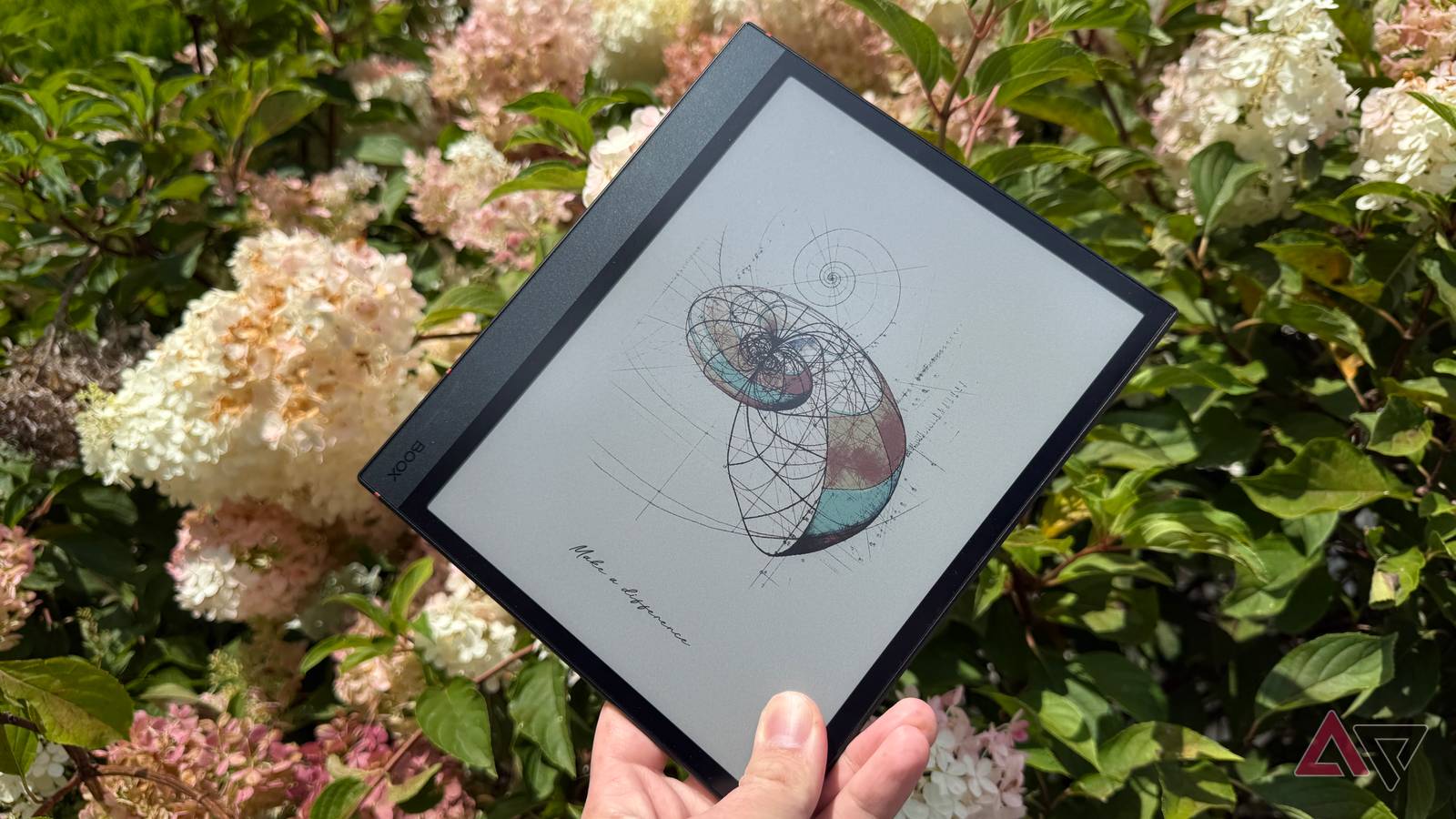 kindle escriba na mão