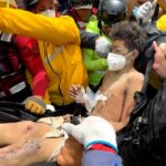 Pai e filho saíram vivos quatro dias após terremoto na Venezuela