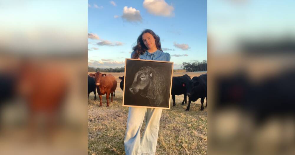 Pintando gado em tela: Lara compartilha a vida em Albany para um público crescente