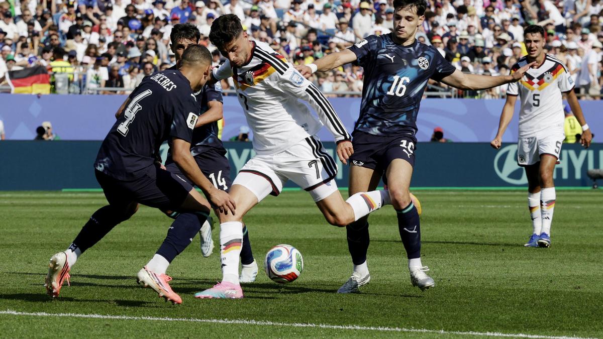 Placar ao vivo da Copa do Mundo de 2026 entre Alemanha e Paraguai – oitavas de final; GER 1-1 PAR; Alemanha busca o vencedor enquanto o jogo se encaminha para a prorrogação