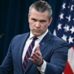 O presidente Donald Trump fala sobre o conflito no Irã na Casa Branca em 6 de abril de 2026. (Crédito: Brendan Smialowski/AFP via Getty Images)