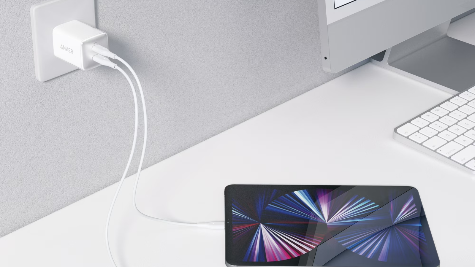 Carregador de parede Anker Nano 40W GaN de 2 portas (2 USB-C), carregador rápido compacto