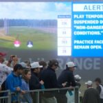 Por que o US Open foi suspenso na primeira rodada?