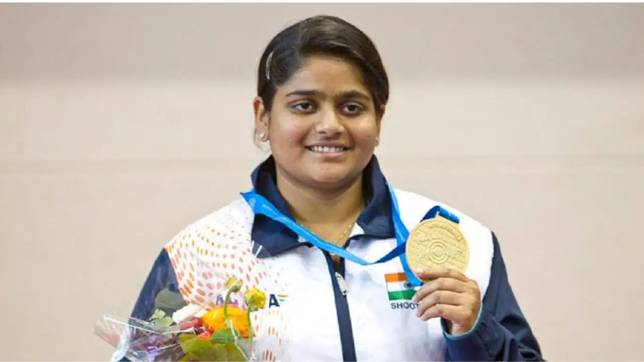Rahi Sarnobat conquista medalha de ouro nas provas de seleção da pistola 25m T4